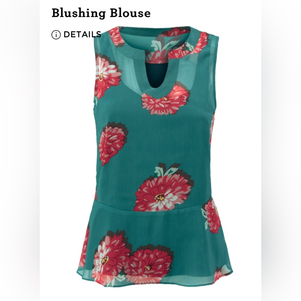 Cabi blushing blouse